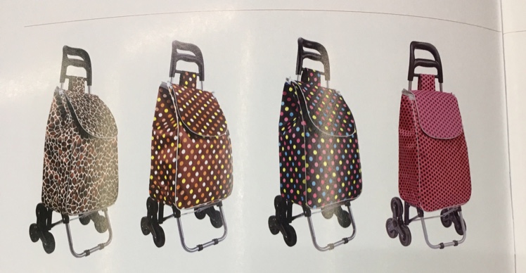 The lightweight luggage cart is convenient and labor-saving. The grocery cart, folding trolley, is pulled by the elderly and children
