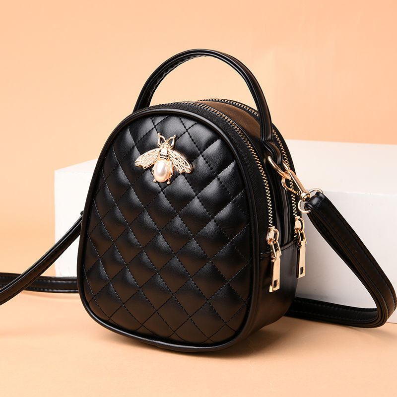 Bag Women 2020 New Korean Version Of Fashion Diamond Check Crossbody Bag Double Small Bag 100 Women Bag Hand Bill Of Lading Shoulder Bag Tide undefined