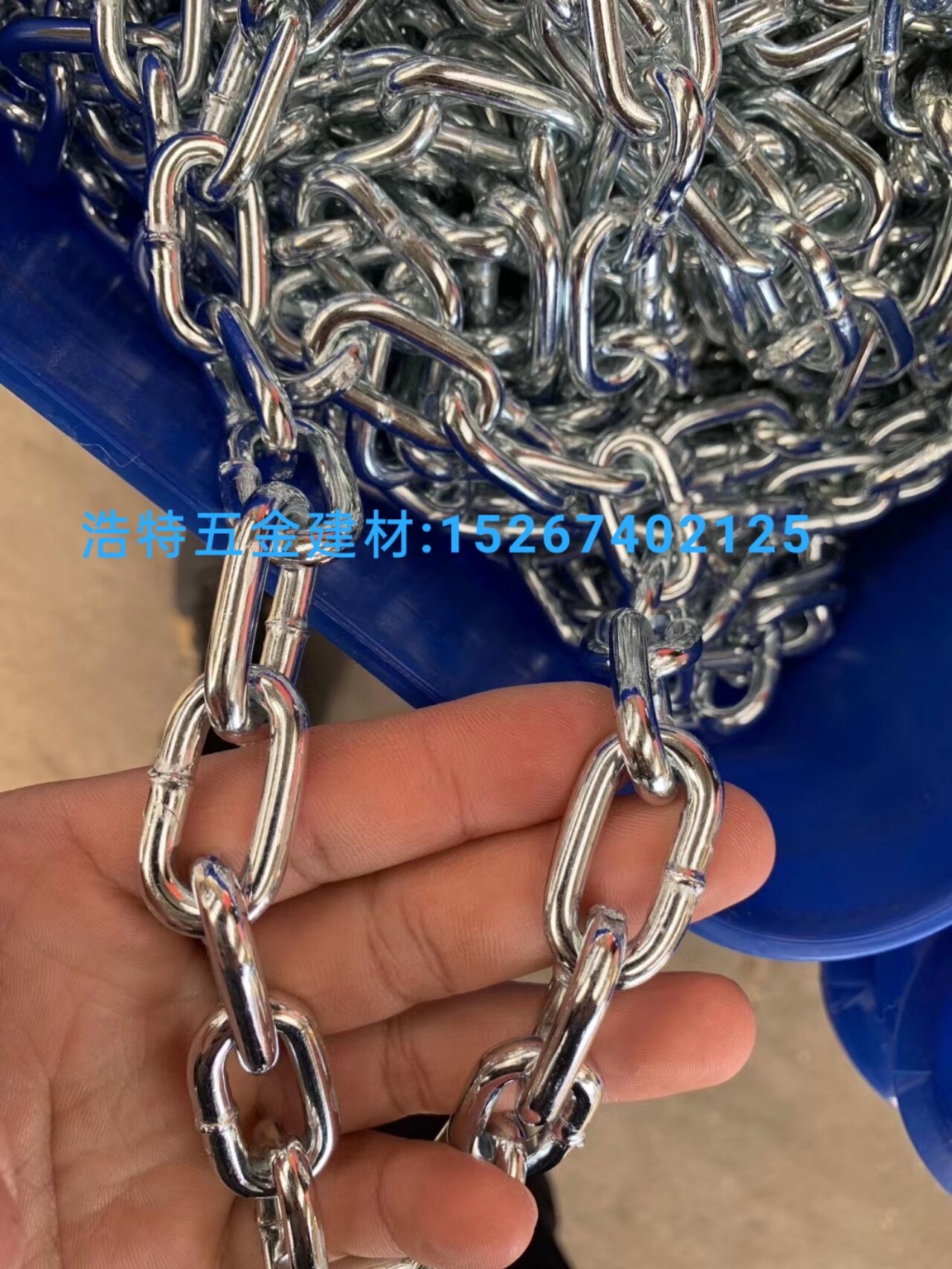 厂家直销：链条 铁链  镀锌链条  起重链条    警示链条铁链子