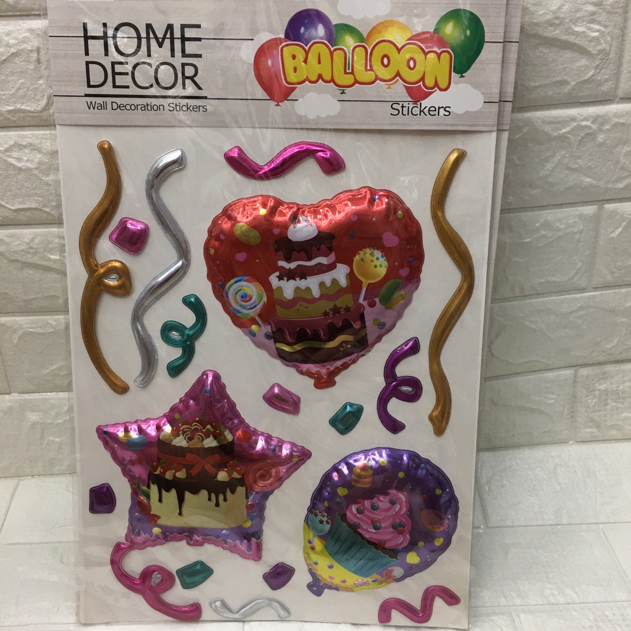 Stickers party decorations wall stickers birthday party decorations balloon stickers