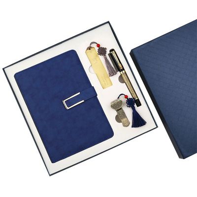 Kailu shi regalo pen office business notebook set de regalo A5 notepad marcador usb flash drive China wind 4 piezas caja de regalo logotipo personalizado Application Scenario