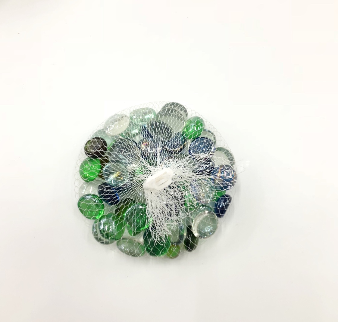 彩扁珠玻璃珠弹珠17-19mm儿童玩具工艺品玻璃弹珠水晶球