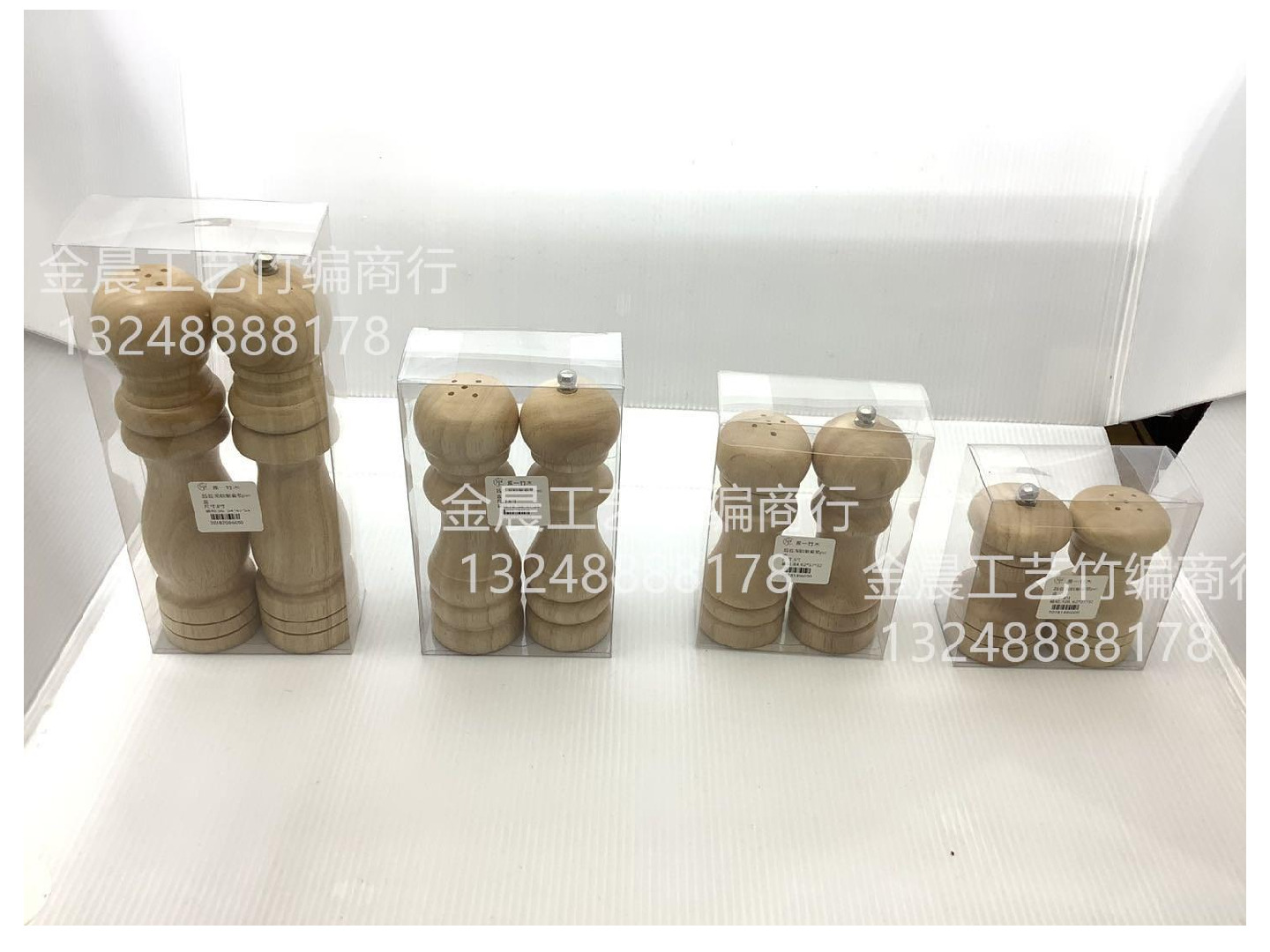 Pepper grinding set in pvc box detail image 2
