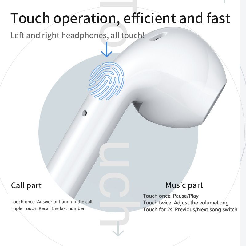 YEXIN 蓝牙A3双耳5.0立体声磁吸充电仓TWS防水无线耳机详情图3