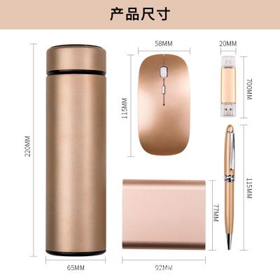 Regalo kayroshi pluma oficina creativo regalo conmemorativo pequeño regalo bolígrafo de firma copa térmica ratón usb flash set de regalo logotipo personalizado Specification image