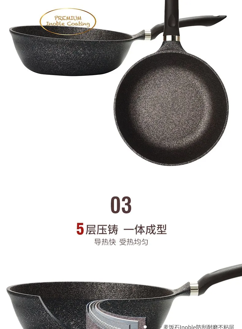 Libininuofu coated frying pan, 26cm detail image 4
