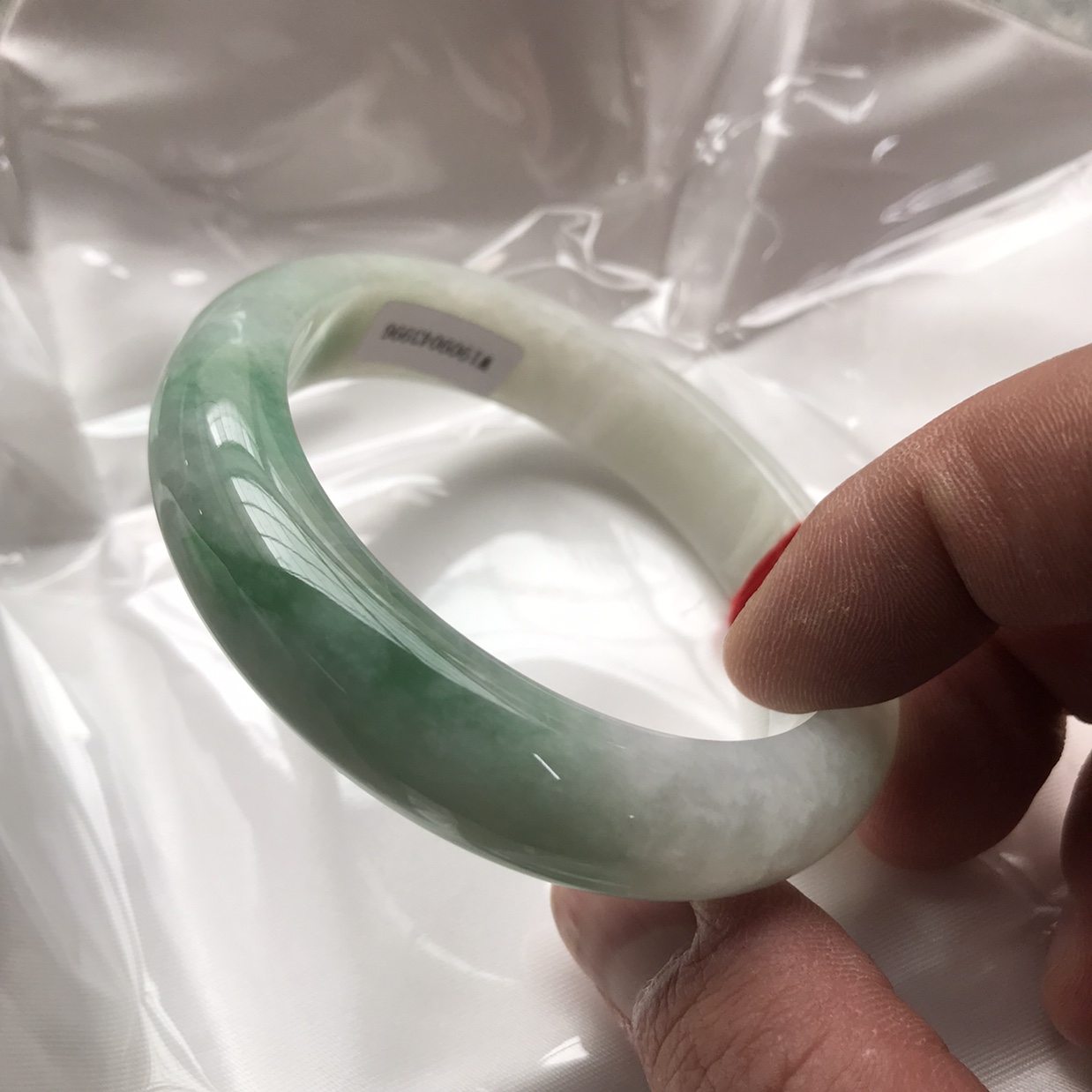 Natural Burmese jade A-grade bracelet