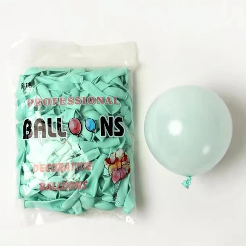 厂家直销马卡龙儿童成人生日派对场景布置五寸气球糖果色圆形气球详情图3
