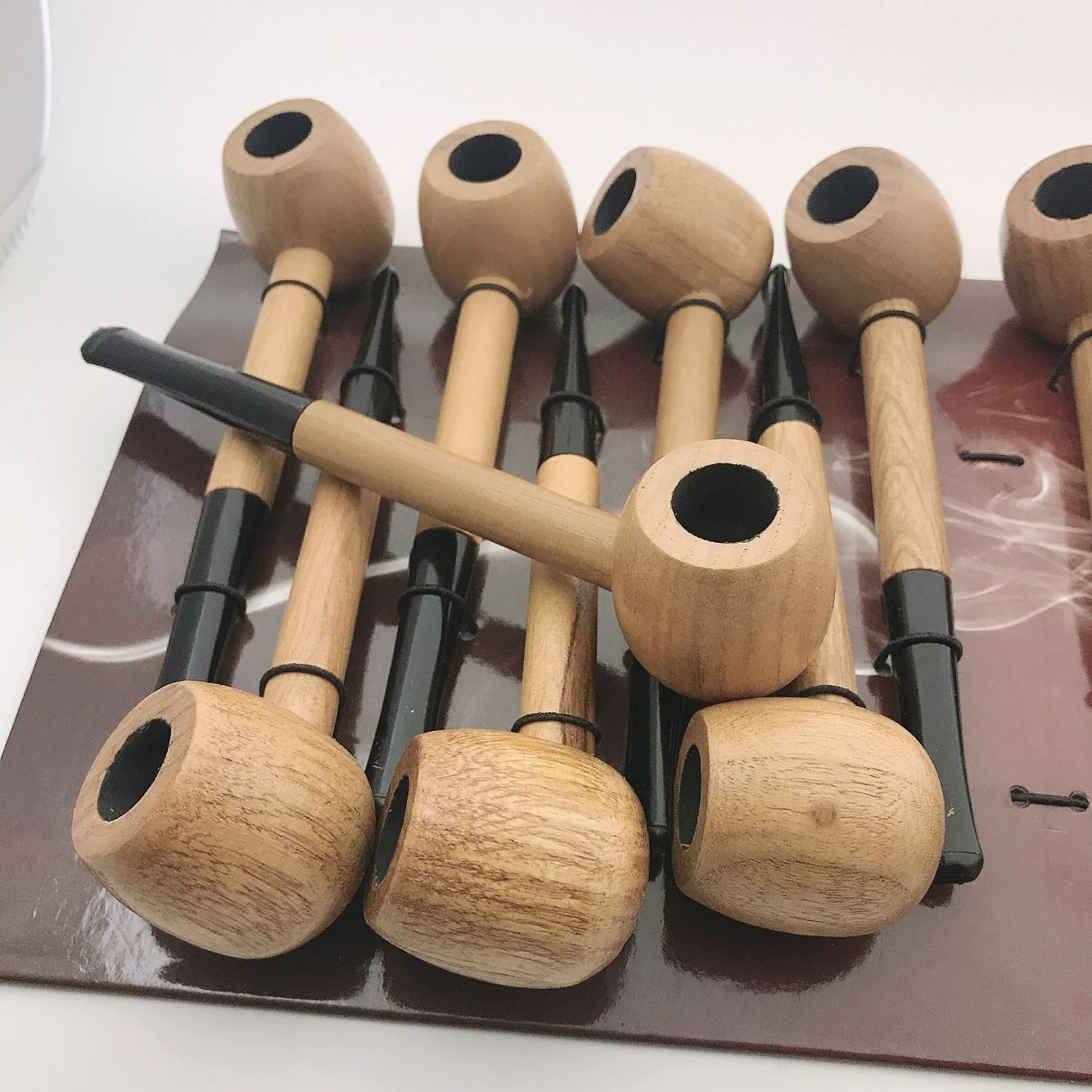 新款烟斗专用过滤男士老式实木烟丝斗手卷烟通用弯式烟斗详情图5