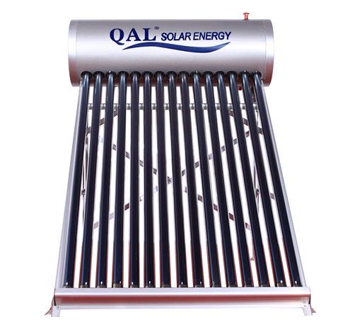 solar water heater: Stainless steel non-pressure-bearing 15-tube 150L solar water heater