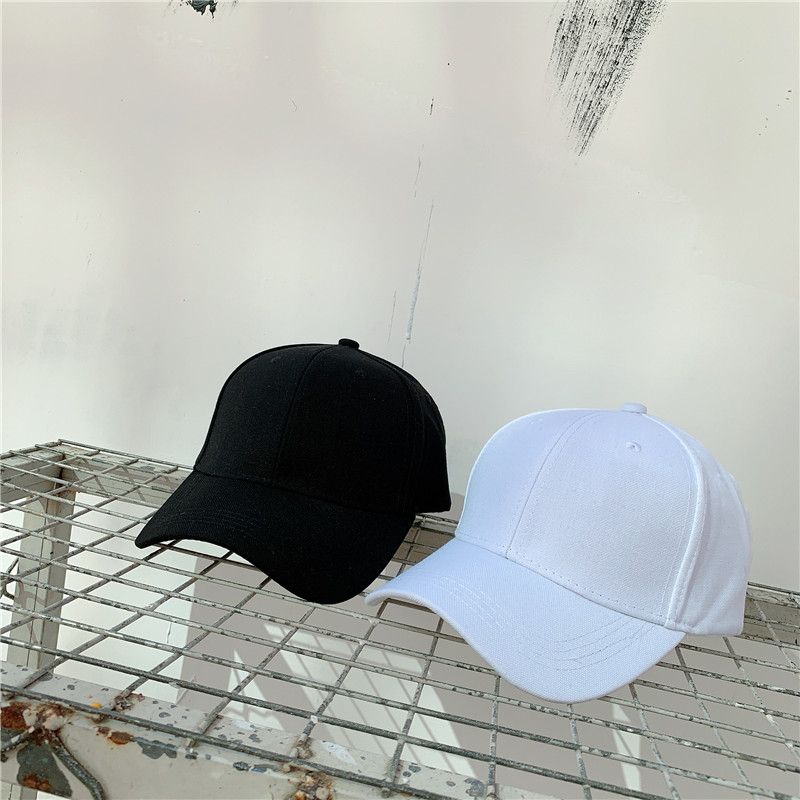 净色帽子女潮鸭舌帽夏天防晒遮阳棒球帽男太阳帽详情图1