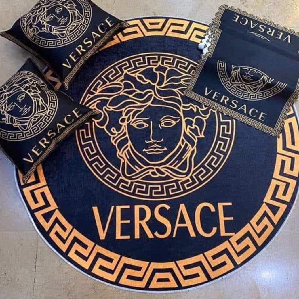 The new big brand 3D printed fashionable round carpet