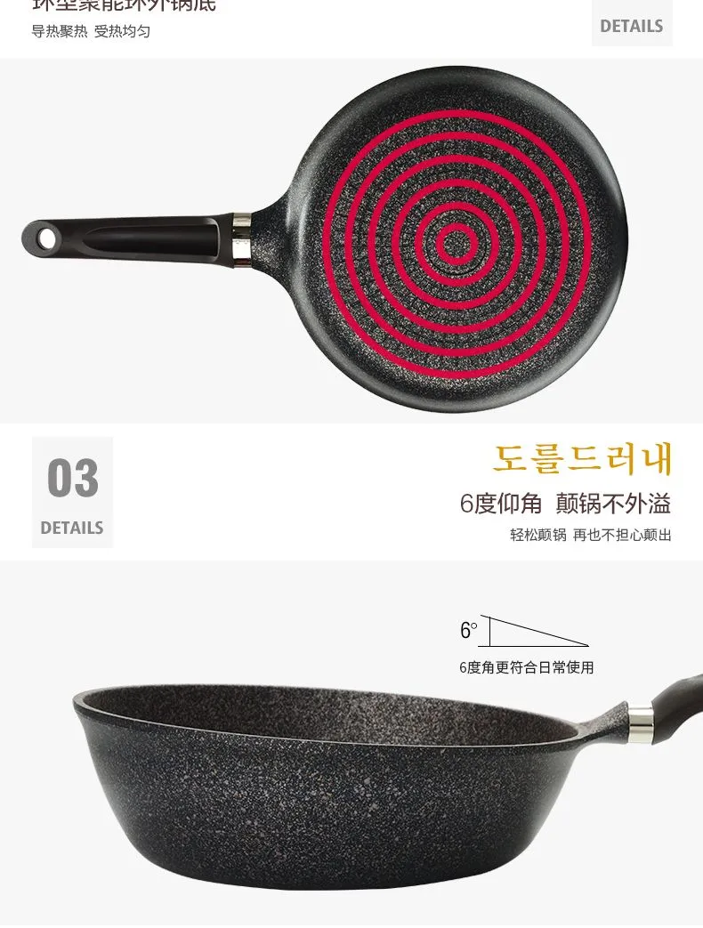 Libininuofu coated frying pan, 26cm detail image 7