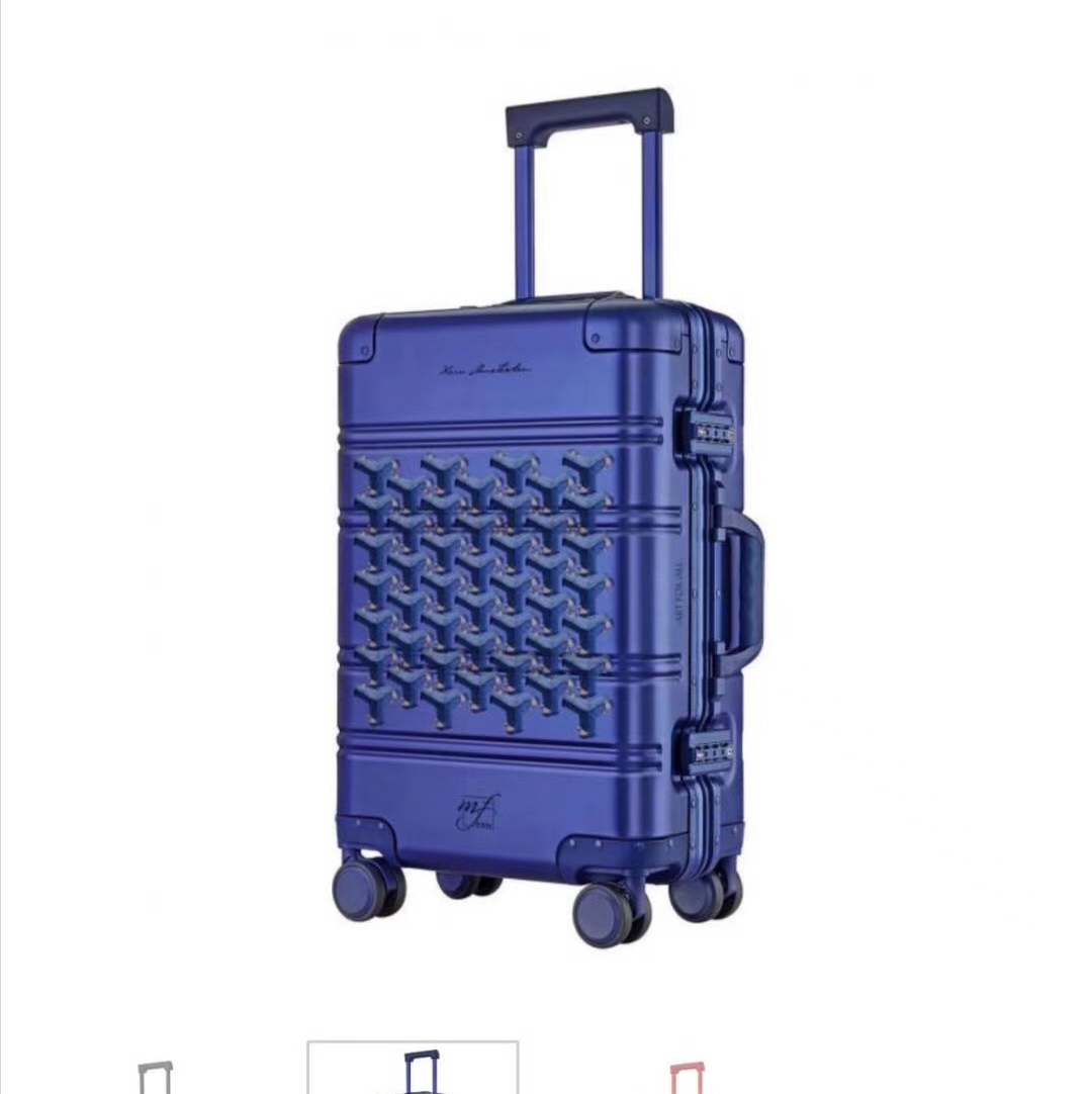 很多明星时尚达人都在推荐的潮牌[勾引]全铝20寸，紫蓝色