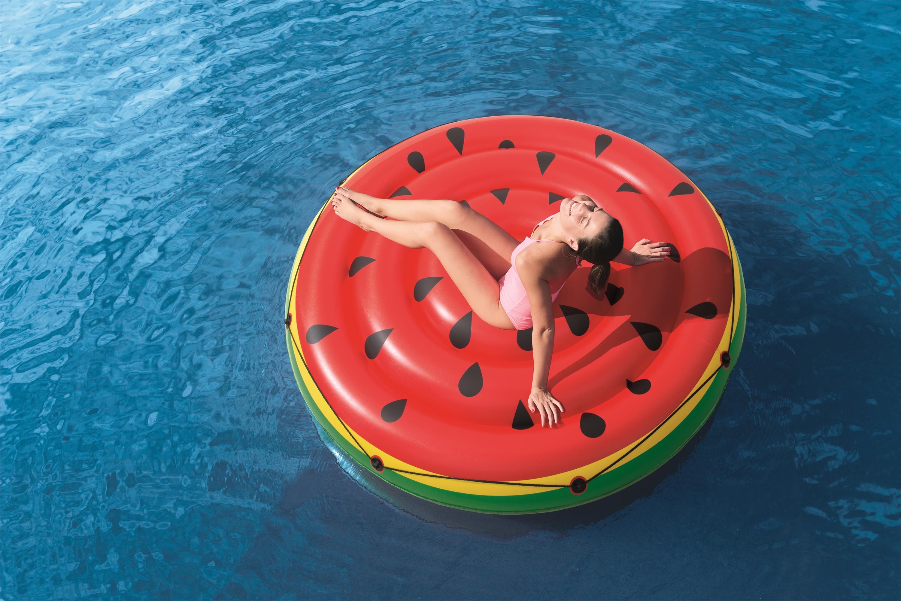 Bestway ® Φ 6 '2 "/ 1.88 m Φ watermelon floating island circular floating row thumbnail