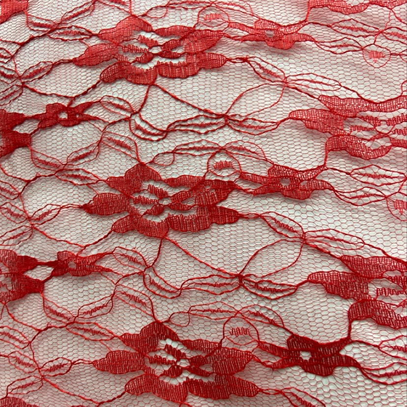 Red Flanged Fabric Clothing Fabric Decorative Arts And Crafts Headwear Fabric Multi-Color Optional