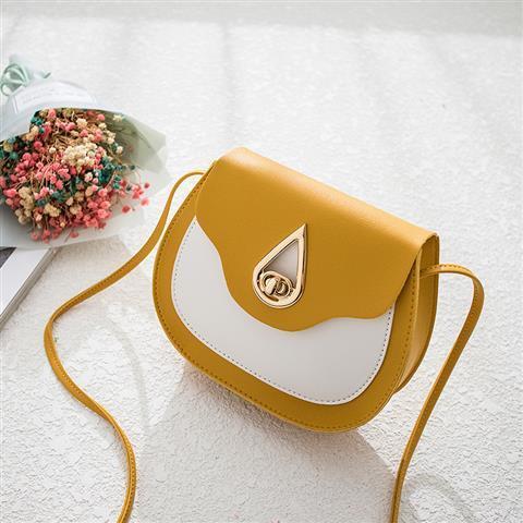 2020 Summer New Trend Fashion Small Fresh Color Contrast Small Round Single Shoulder Women's Bag Crossbody Everything Mobile Phone Bag Item Picture
