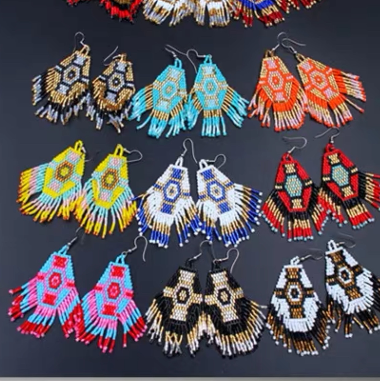 Bohemian earrings 9