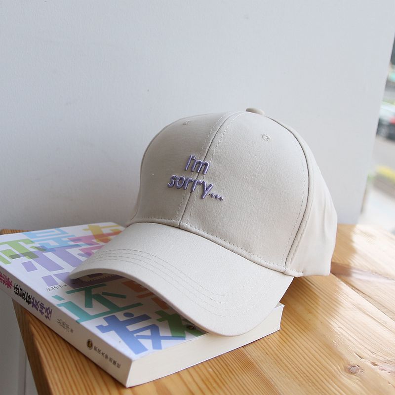 日本复古棒球帽子女春夏韩版遮阳帽时尚百搭糖果色字母鸭舌帽潮详情图7