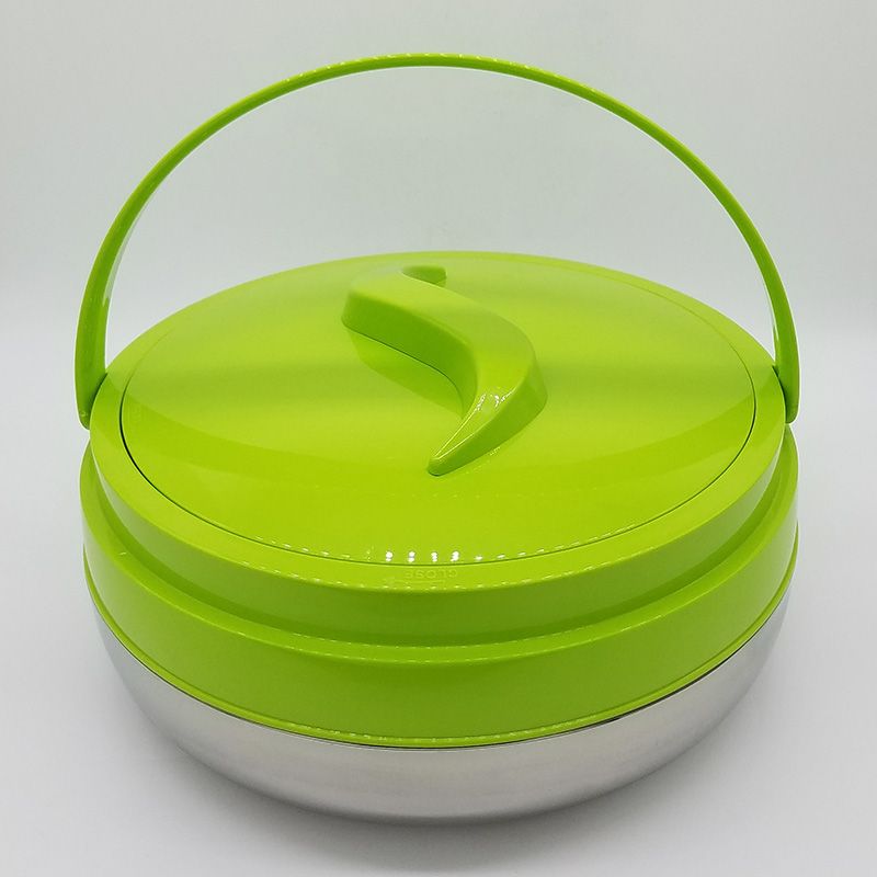Factory direct sales of 3-piece stainless steel lunch box set, large-capacity insulated lunch box with a pot detail image 5