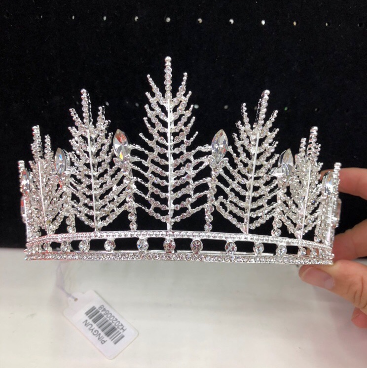 Alloy bride wedding decoration Korean style rhinestone hair crown simple atmosphere wedding princess crown wedding accessories