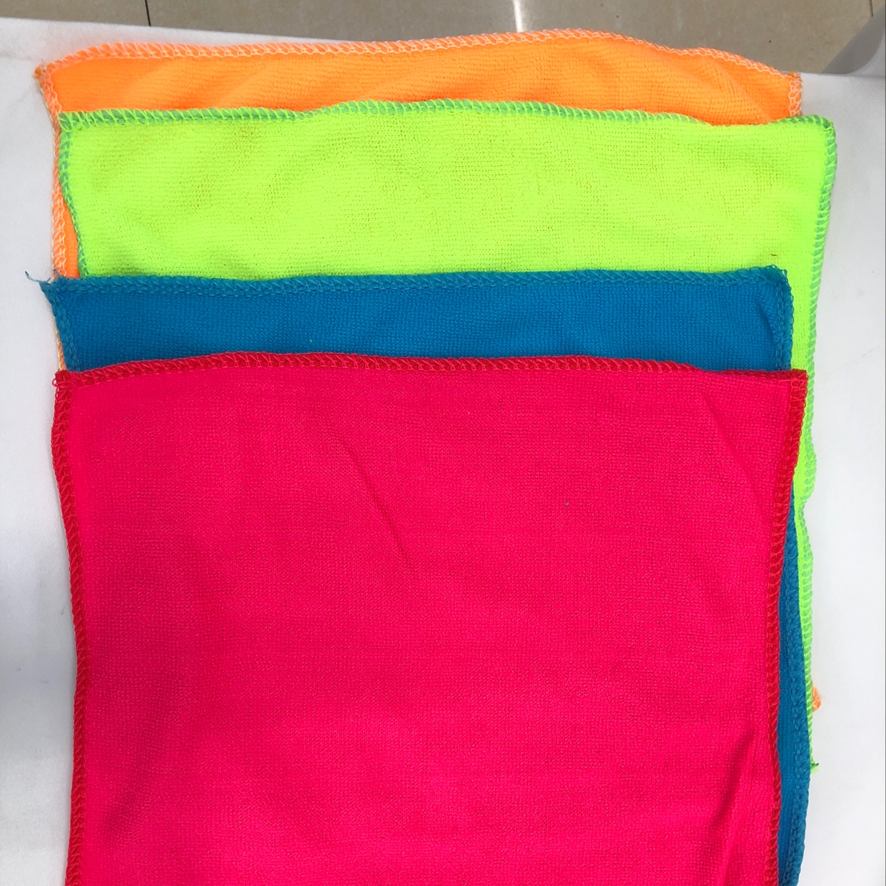 抹布、百洁布、洗碗巾实物图