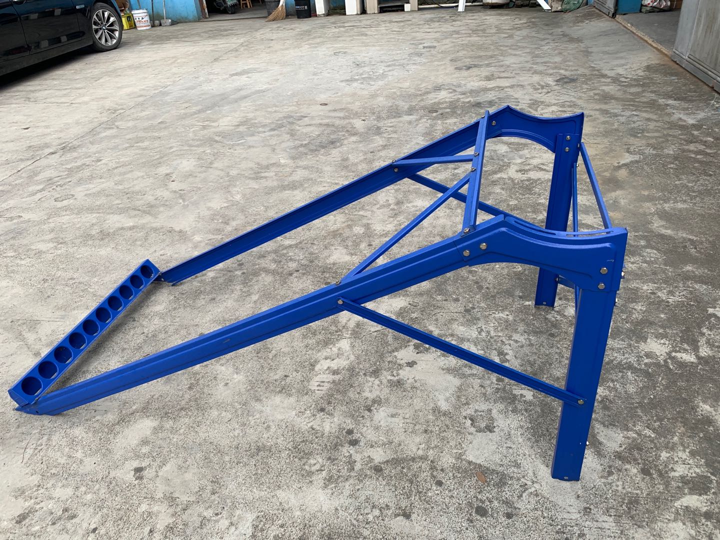 太阳能热水器彩钢10管支架color steel bracket支架详情图1