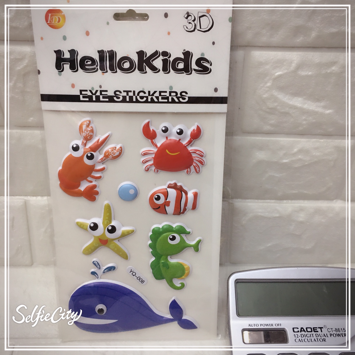 Blister stickers Children cartoon stickers stereoscopic eye decoration stickers thumbnail