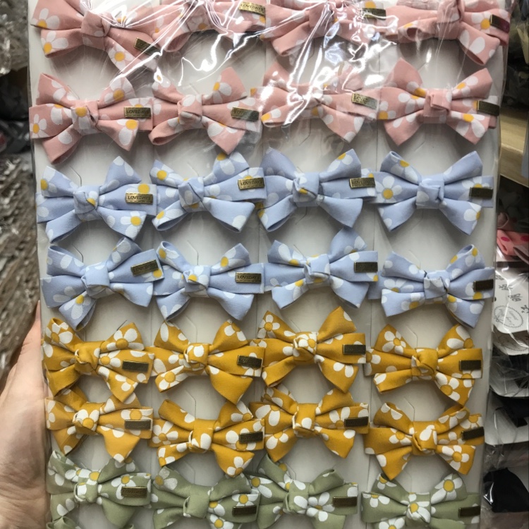 Korean version of fashion cloth duck sandwiched with three sun lace clips