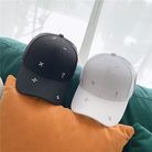 夏季男女潮韩版2020新款字母鸭舌帽简约休闲学生街头棒球帽子
