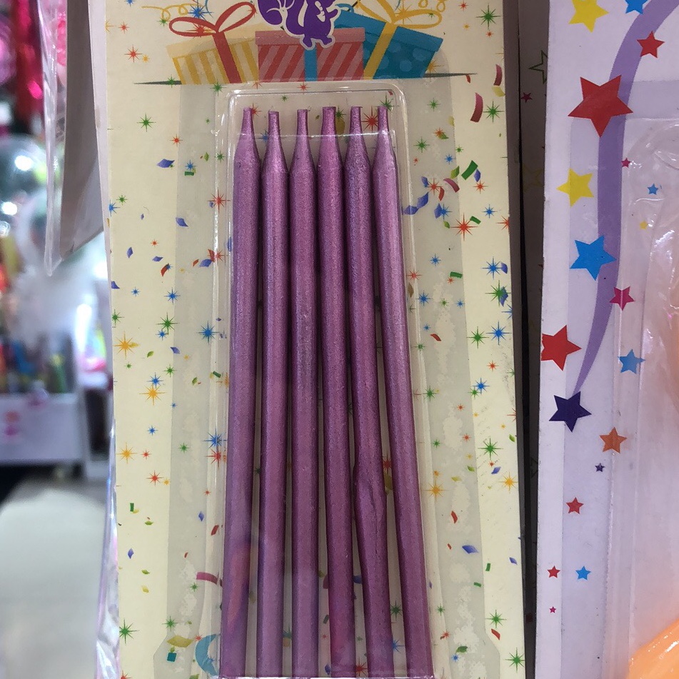 Monochrome Plating Candles Birthday Candle Party Wholesale 01 full figure