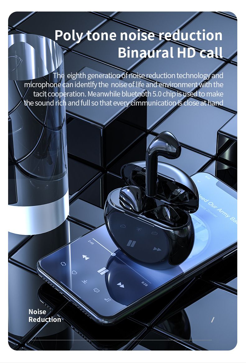 YEXIN 蓝牙A3双耳5.0立体声磁吸充电仓TWS防水无线耳机详情图5