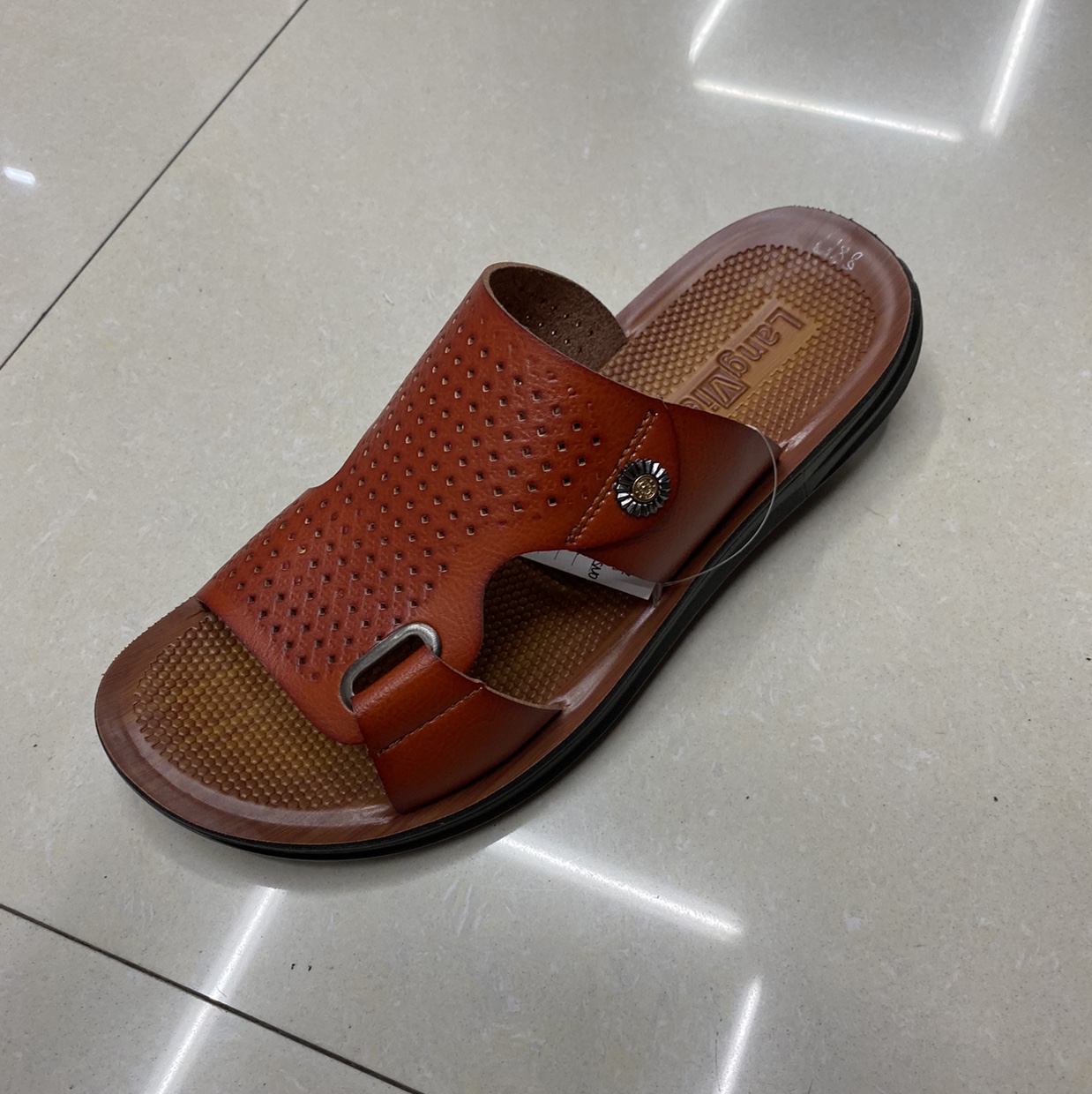 Men's export slippers, beach shoes, pu