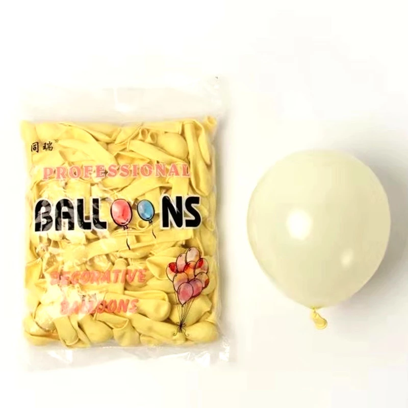 厂家直销马卡龙儿童成人生日派对场景布置五寸气球糖果色圆形气球详情图10