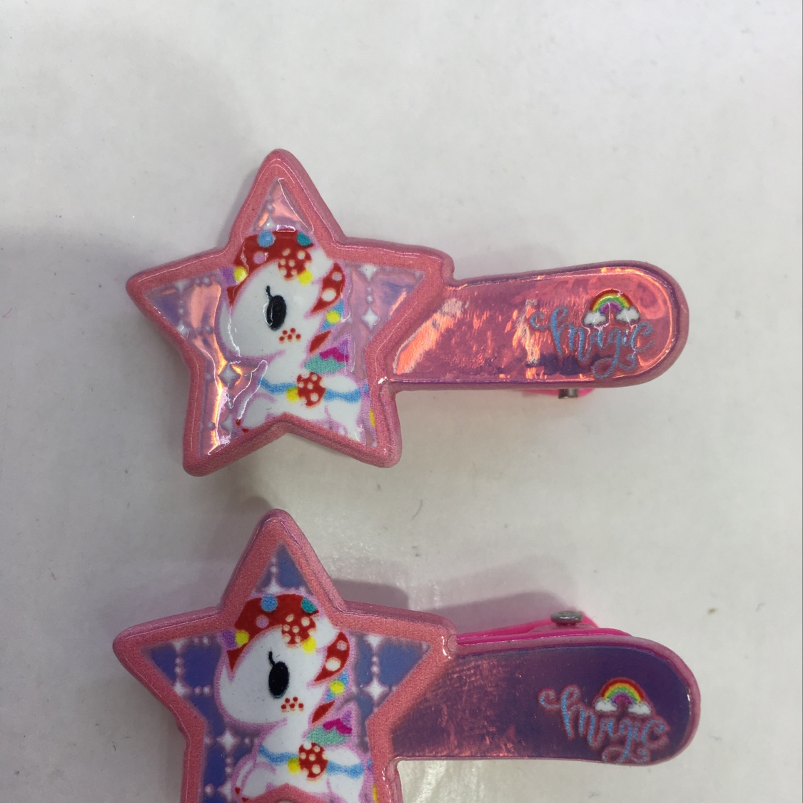 亚克力卡通五角星边夹厂家直销超级优雅超好看网络爆款网红流行新款