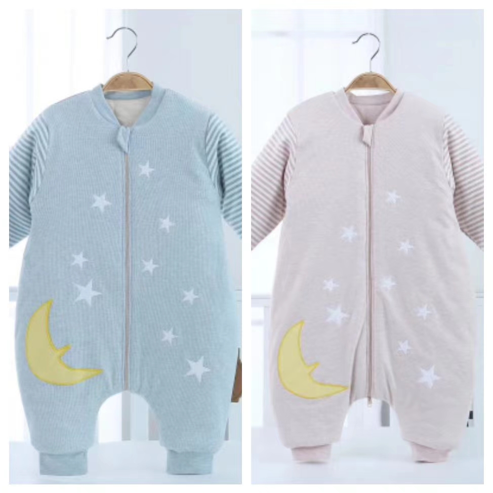 针织夹棉秋冬连体衣