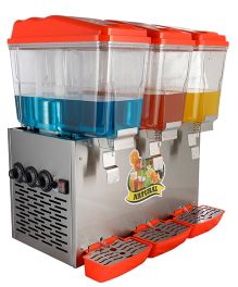 商用自助果汁机饮料机可乐饮品机三缸冷饮机全自动冷热饮料详情图2