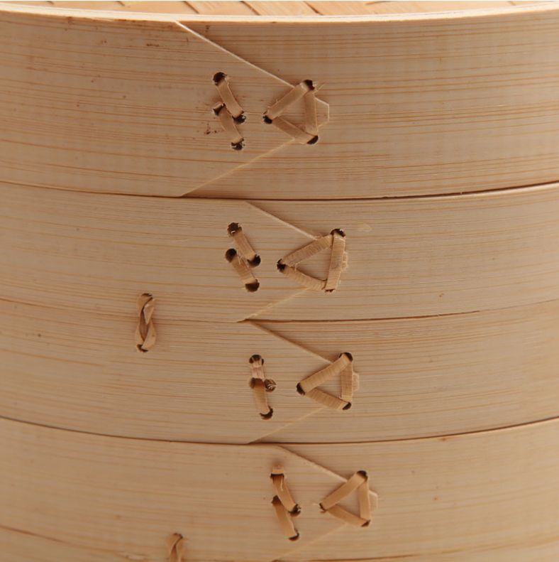 蒸笼 竹制 竹蒸笼 酒楼早茶蒸笼 天然环保 家用大号小笼包 馒头详情图1