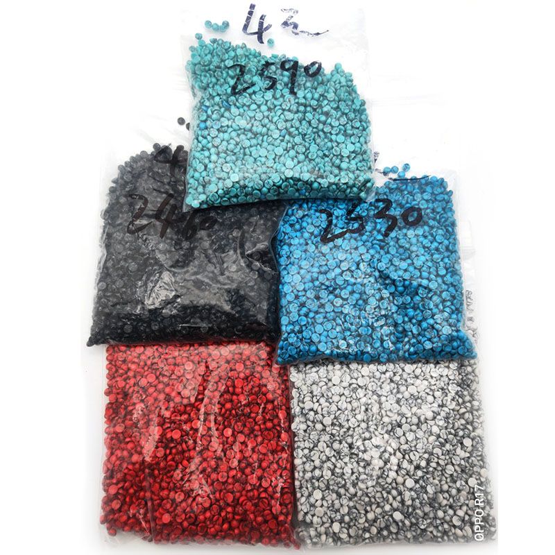 Jewelry accessories: Synthetic turquoise round ring face, double-plane, flat-bottomed, with loose beads and inlaid bare stones. Bulk purchase discount Application Scenario