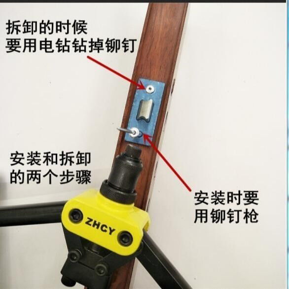 Stainless steel bathroom lock, single-tongue lock without key, wooden door lock undefined