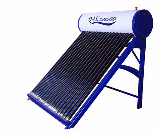 Solar water heater, non-pressure-bearing color steel frame, 18-tube 180L water heater details Picture