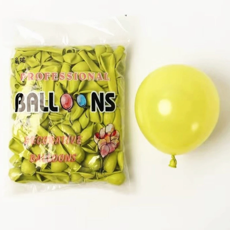 厂家直销马卡龙儿童成人生日派对场景布置五寸气球糖果色圆形气球详情图7