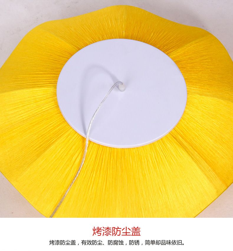 50 New Chinese-style fabric lotus leaf lanterns, lotus leaf lanterns, lotus wedding chandeliers, restaurant, tea house, corridor, hotel lanterns detail image 17