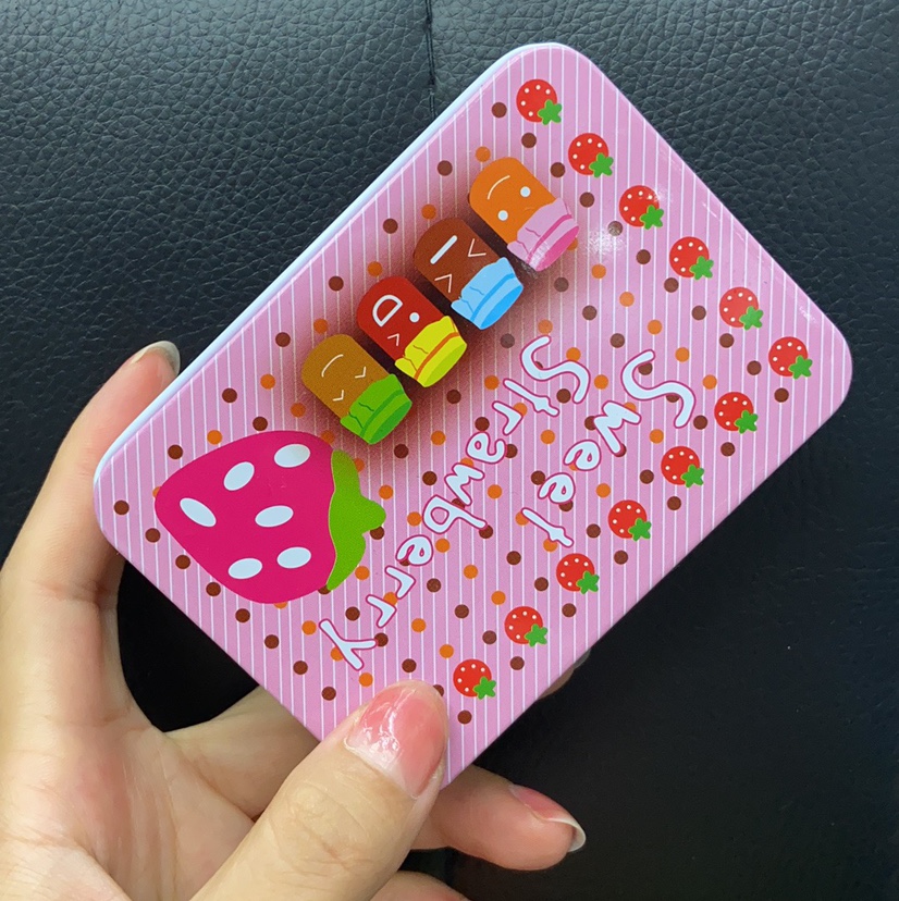 Korean small fresh tin box design can be customized