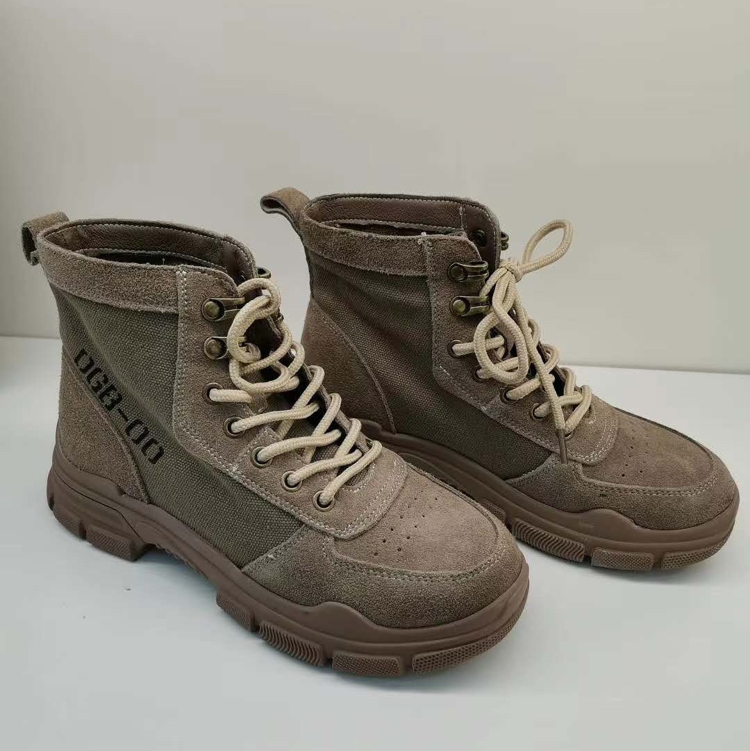New fashionable and trendy women's shoes in sporty brown
