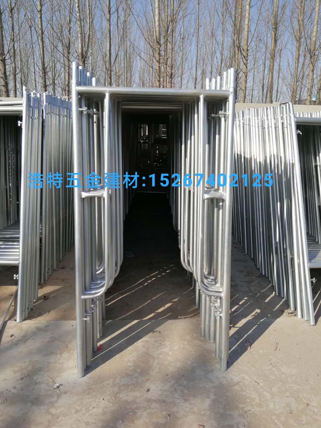 Hand frame steel support mobile hand frame construction hand frame top supporting materials