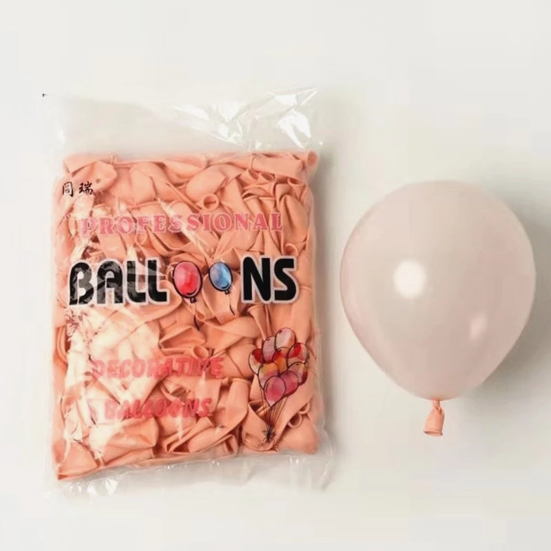 厂家直销马卡龙儿童成人生日派对场景布置五寸气球糖果色圆形气球详情图4