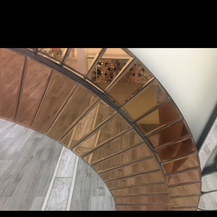 玫瑰金镜子产品图