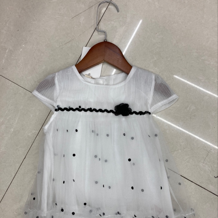 Small polka dot dress, gauze dress