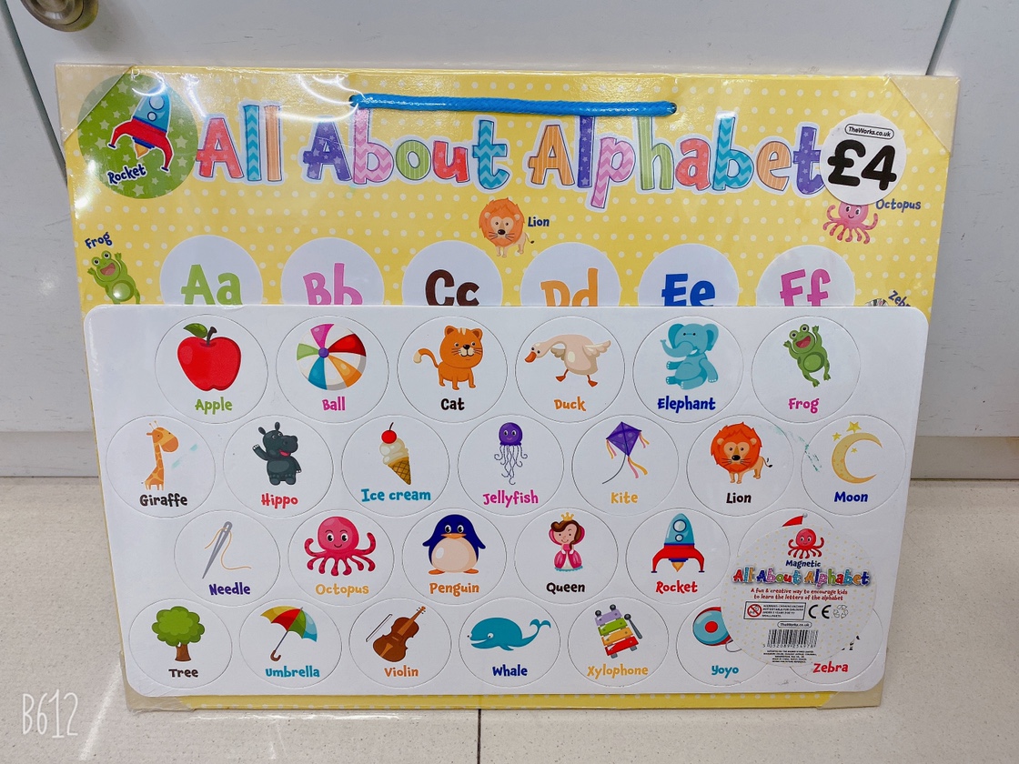 Paper magnetic jigsaw alphabet jigsaw thumbnail